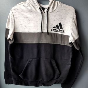 Adidas Men's Essential Colorblock Tricolor Hoodie S